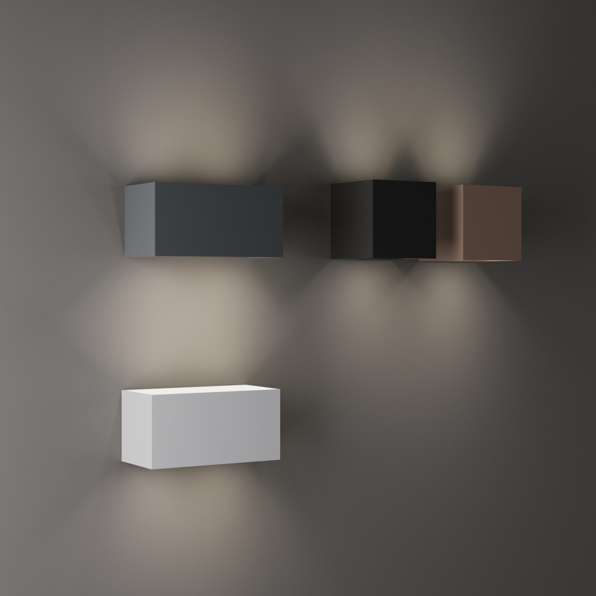 Ideal Lux - LED vonkajšie nástenné svietidlo ATOM LED/25W/230V CRI 90 IP54 hnedá