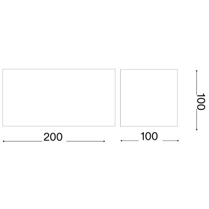 Ideal Lux - LED vonkajšie nástenné svietidlo ATOM LED/25W/230V CRI 90 IP54 hnedá