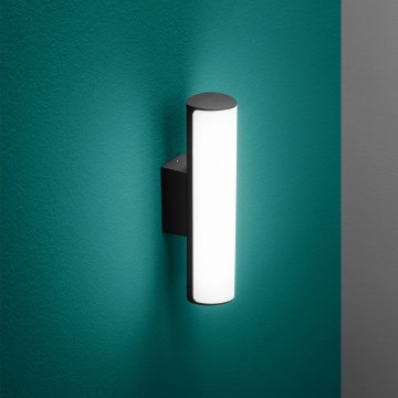 Ideal Lux - LED Vonkajšie nástenné svietidlo ETERE LED/9,5W/230V 3000K CRI 90 IP44 čierna