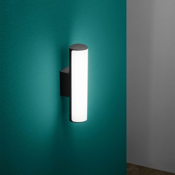Ideal Lux - LED Vonkajšie nástenné svietidlo ETERE LED/9,5W/230V 4000K CRI 90 IP44 čierna