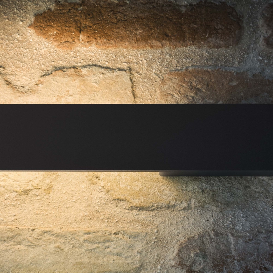 Ideal Lux - LED vonkajšie nástenné svietidlo LINEA LED/23W/230V CRI 90 144 cm IP54 čierne