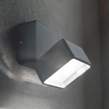 Ideal Lux - LED vonkajšie nástenné svietidlo OMEGA LED/7W/230V CRI 90 IP54 antracit