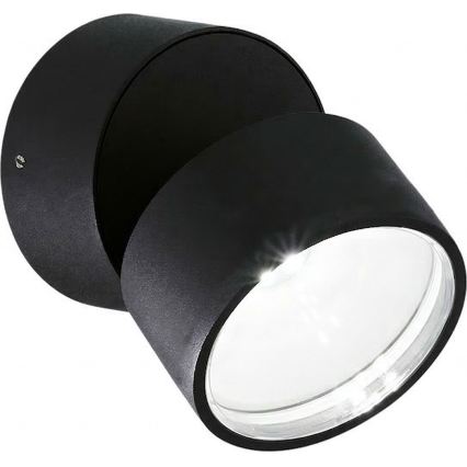Ideal Lux - LED Vonkajšie nástenné svietidlo OMEGA LED/7W/230V CRI 90 IP54 čierna