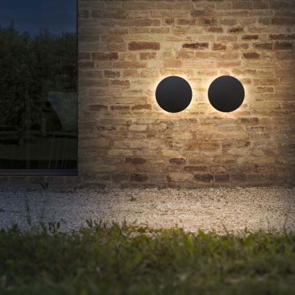 Ideal Lux - LED vonkajšie nástenné svietidlo PUNTO LED/16W/230V CRI 90 pr. 30 cm IP54 čierne