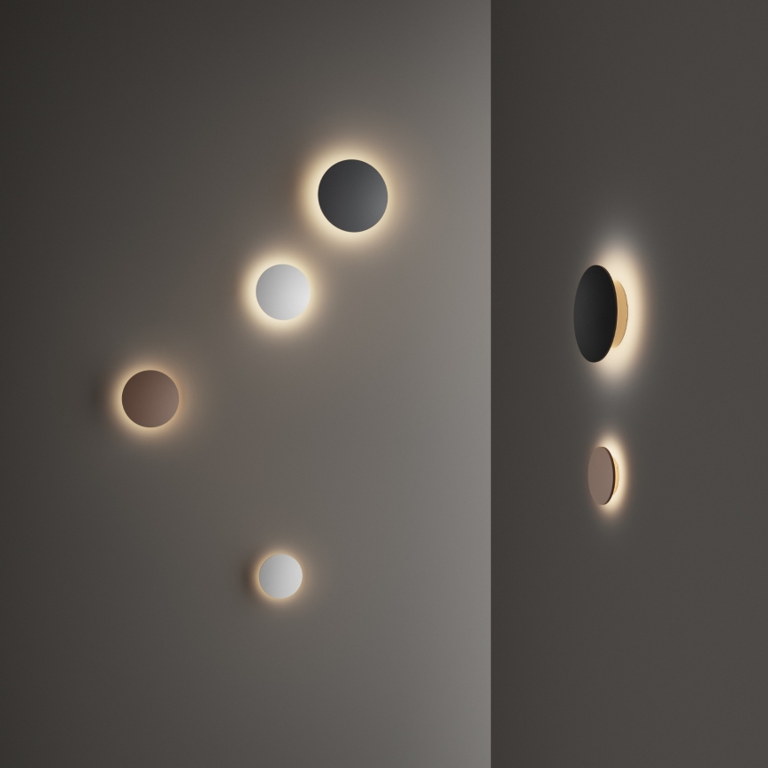 Ideal Lux - vonkajšie nástenné LED svietidlo PUNTO LED/9W/230V CRI 90, priemer 18 cm, IP54, čierne