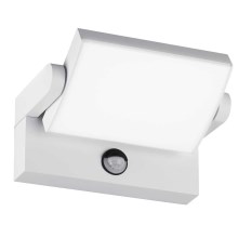Ideal Lux - LED Vonkajšie nástenné svietidlo so senzorom SWIPE LED/20,5W/230V IP54 biela