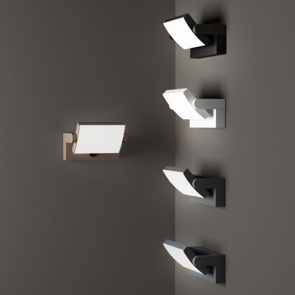 Ideal Lux - LED vonkajšie nástenné svietidlo so senzorom SWIPE LED/21W/230V CRI 90 IP54 sivé