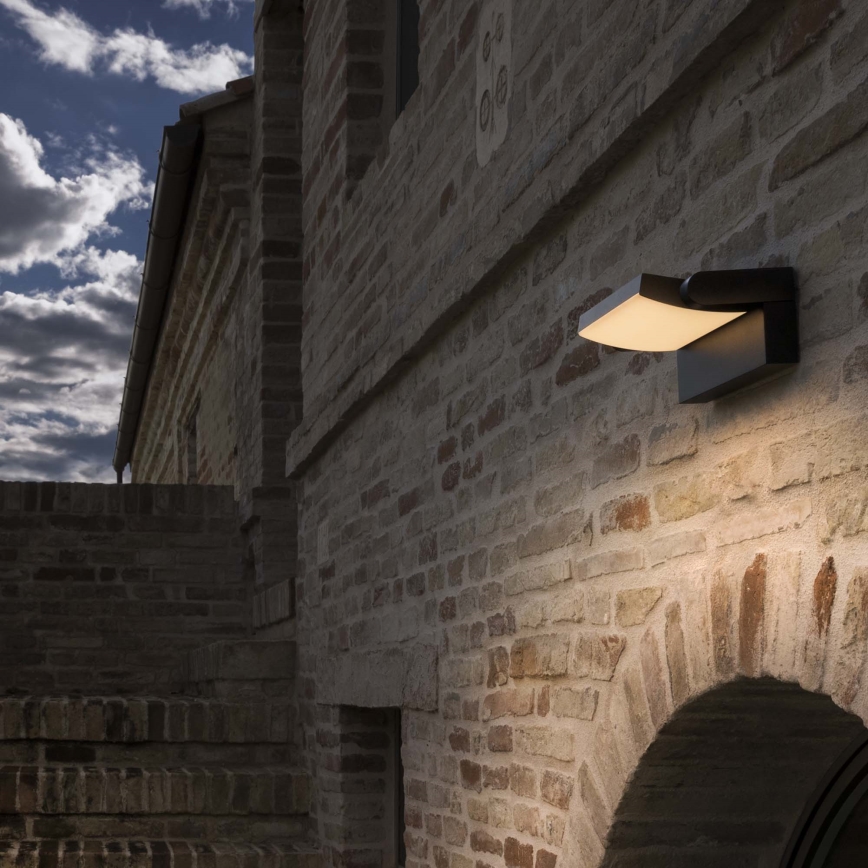 Ideal Lux - LED Vonkajšie nástenné svietidlo SWIPE LED/21W/230V CRI 90 IP54 antracit