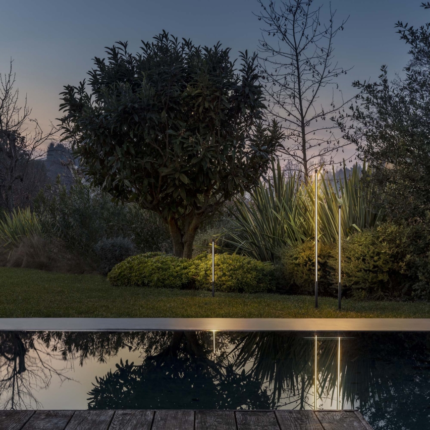 Ideal Lux - LED vonkajšie svietidlo JEDI LED/7W/230V 40 cm CRI 90 IP65 antracit