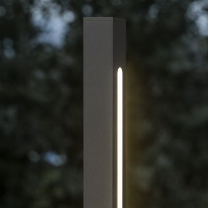 Ideal Lux - LED vonkajšie svietidlo JEDI LED/7W/230V 40 cm CRI 90 IP65 antracit