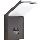 Ideal Lux - LED Vonkajšie svietidlo so senzorom STYLE LED/9W/230V 4000K CRI 90 IP54 antracit