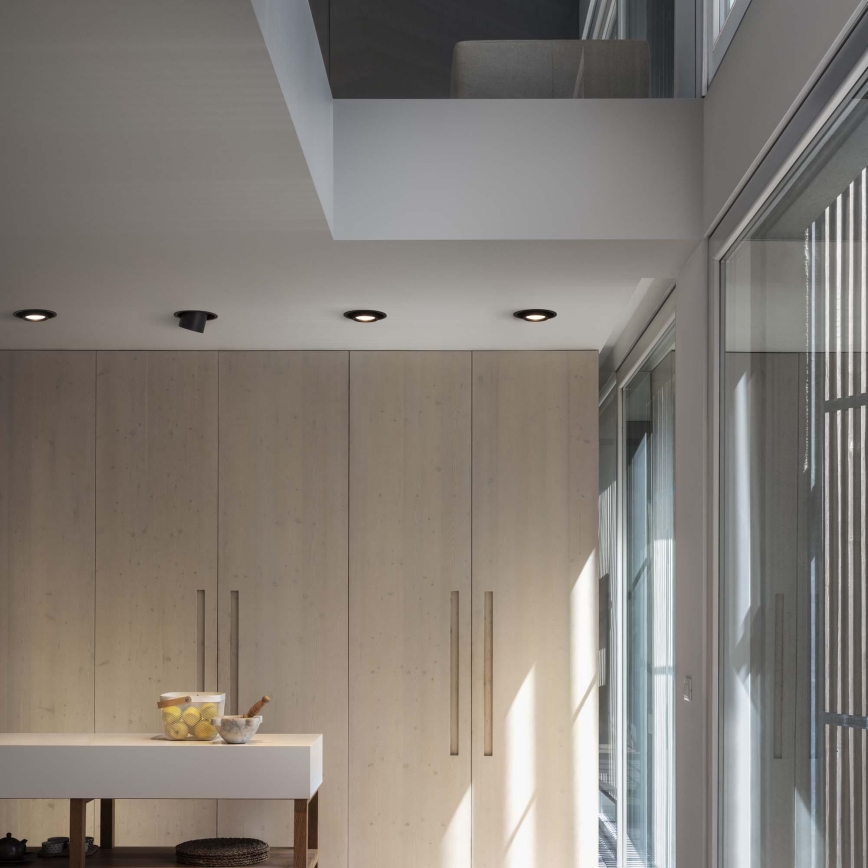 Ideal Lux - LED podhľadové bodové svietidlo NOVA LED/12W/230V 3000K CRI 90 pr. 10 cm čierne