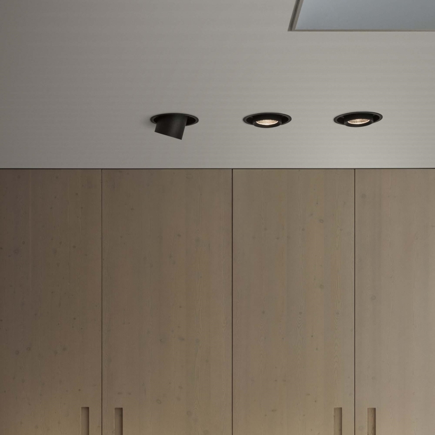 Ideal Lux - LED podhľadové bodové svietidlo NOVA LED/12W/230V 3000K CRI 90 pr. 10 cm čierne