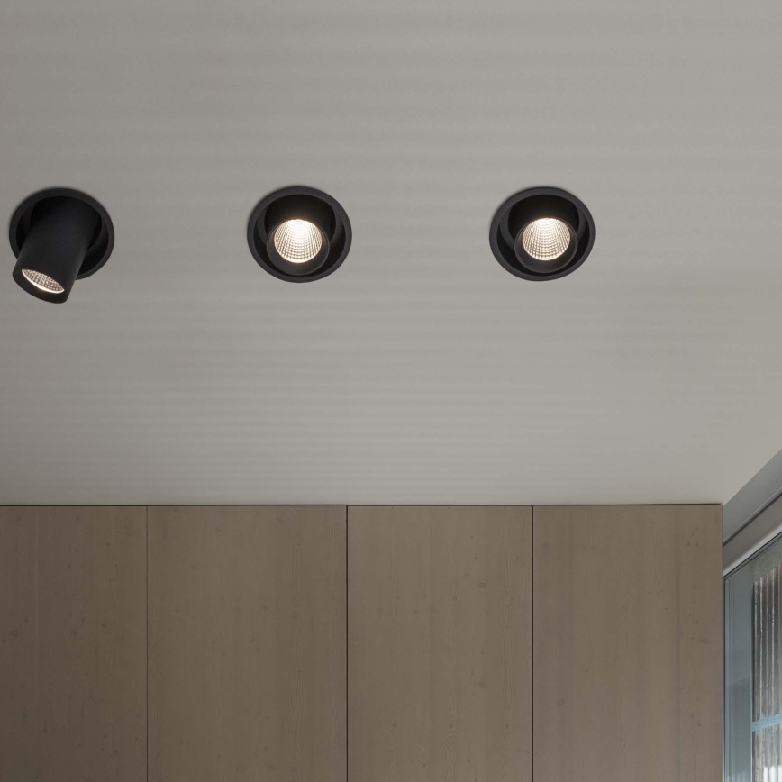 Ideal Lux - LED bodové svietidlo do podhľadu NOVA LED/30W/230V 4000K CRI 90 pr. 15,4 cm čierna