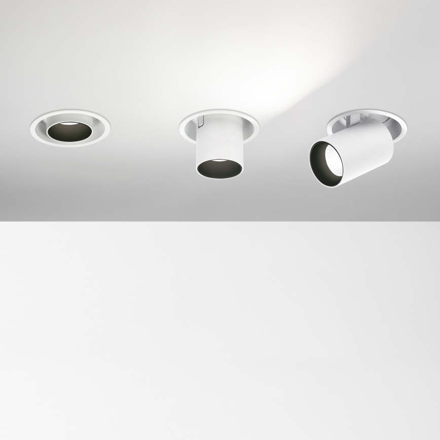 Ideal Lux - LED zapustené bodové svietidlo NOVA LED/30W/230V 3000K CRI 90, priemer 15,4 cm, biela