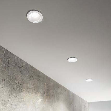 Ideal Lux - LED zapustené stropné svietidlo GAME TRIM LED/11W/230V 4000K CRI 90 priemer 8,5 cm IP40 biela