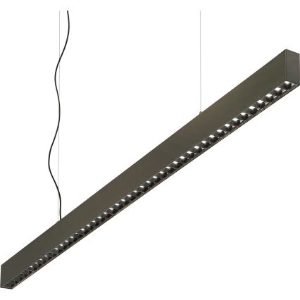 Ideal Lux - LED závesný luster na lanku OFFICE LED/30W/230V 4000K CRI 90 čierna