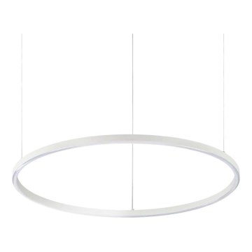 Ideal Lux - LED závesný luster s lankom ORACLE SLIM LED/37W/230V 2700K CRI 90 priemer 70 cm biela