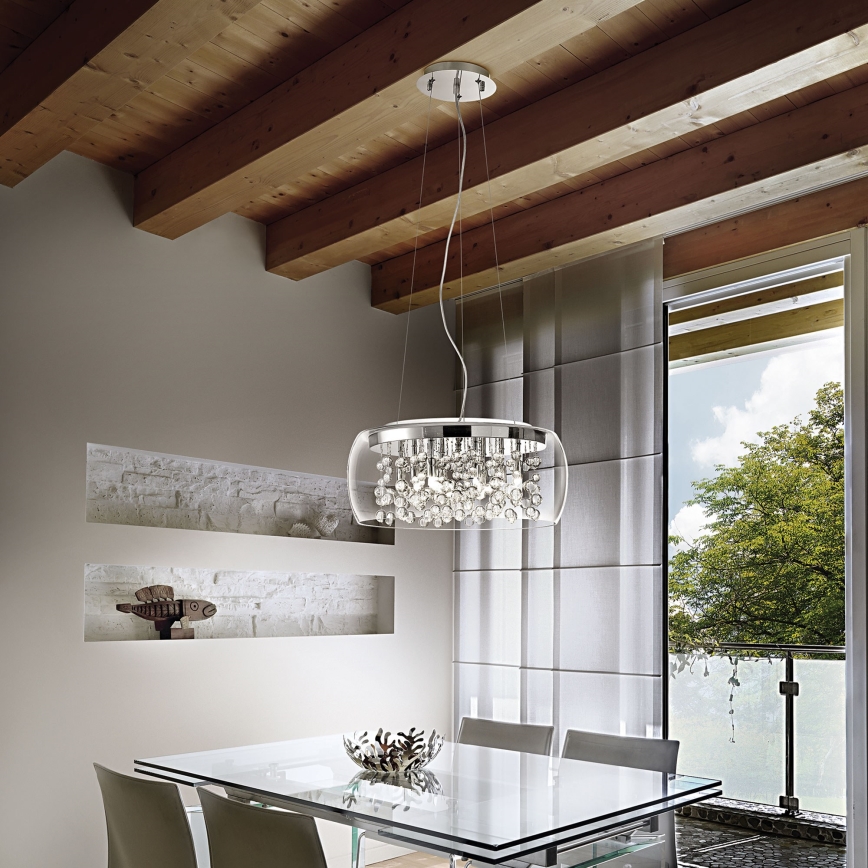 Ideal Lux - Luster na lanku AUDI 8xG9/40W/230V pr. 50 cm