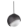 Ideal Lux - Luster na lanku BLOOM 1xE27/42W/230V pr. 30 cm čierna
