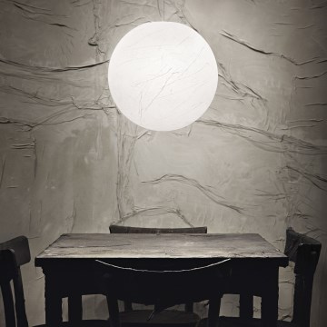 Ideal Lux - Luster na lanku CARTA 1xE27/25W/230V pr. 30 cm biela