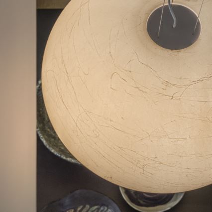 Ideal Lux - Luster na lanku CARTA 1xE27/25W/230V pr. 40 cm biela