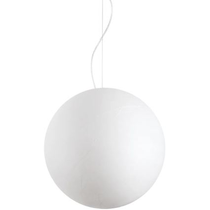 Ideal Lux - Luster na lanku CARTA 1xE27/25W/230V pr. 50 cm biela