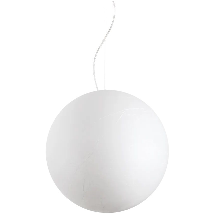 Ideal Lux - Luster na lanku CARTA 1xE27/25W/230V pr. 50 cm biela