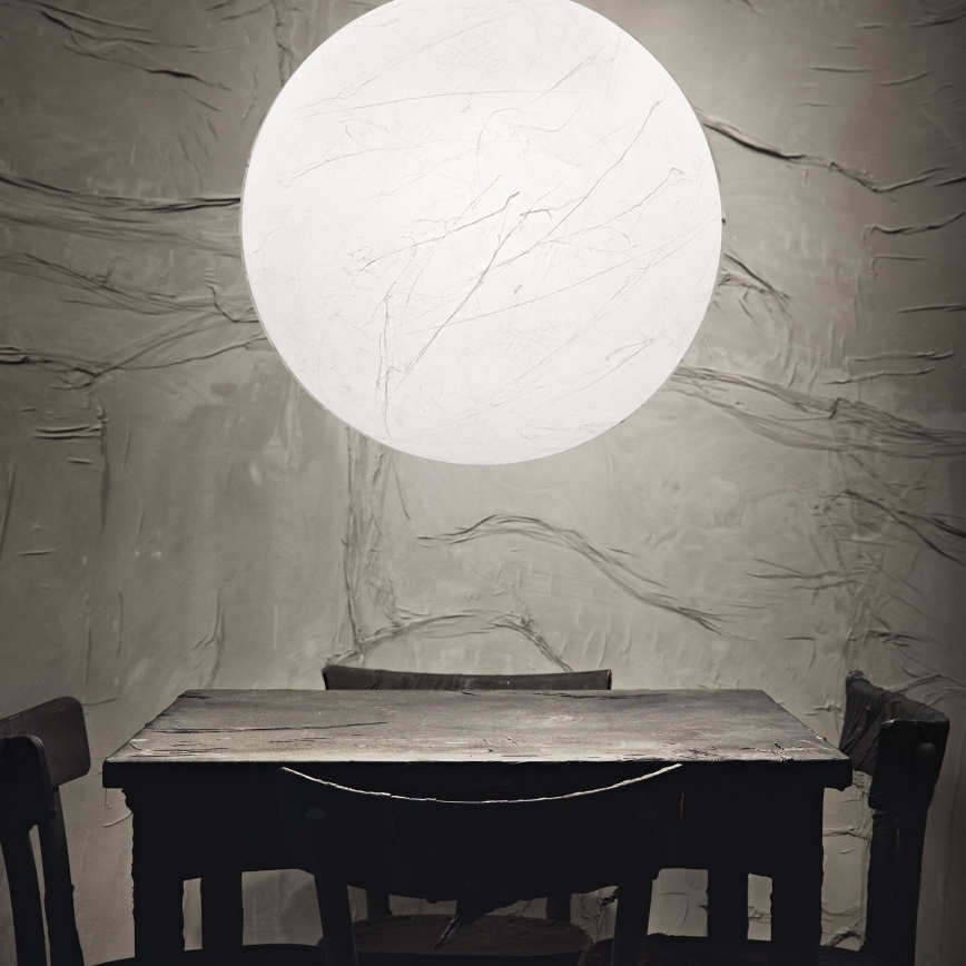 Ideal Lux - Luster na lanku CARTA 1xE27/60W/230V pr. 60 cm biela