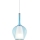 Ideal Lux - Luster na lanku KALIQUE 1xE27/42W/230V pr. 18 cm dymová modrá