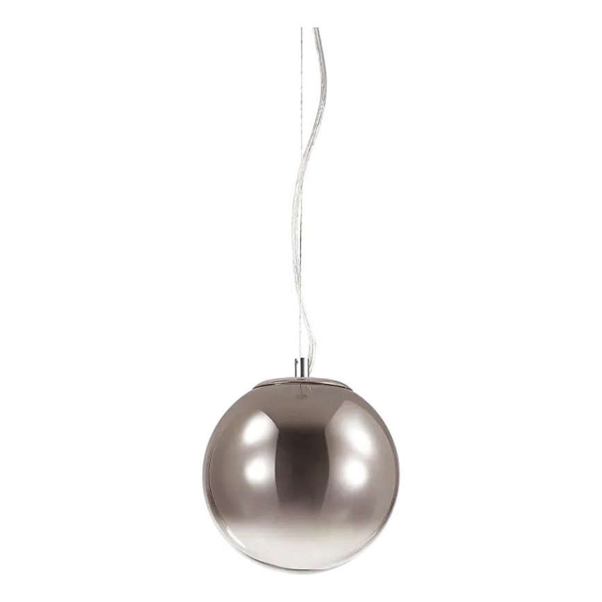 Ideal Lux - Luster na lanku MAPA 1xE27/42W/230V pr. 20 cm šedá/dymová