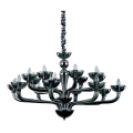 Ideal Lux - Luster na reťazi CASANOVA 16xE14/40W/230V pr. 120 cm šedá