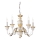 Ideal Lux - Luster na reťazi FIRENZE 5xE14/40W/230V pr. 55 cm biela/zlatá