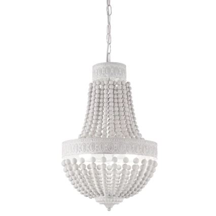 Ideal Lux - Luster na reťazi MONET 5xE14/40W/230V pr. 40 cm konope/biela