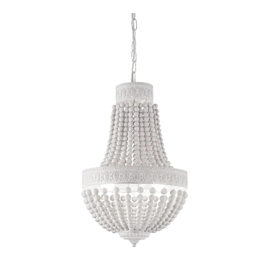 Ideal Lux - Luster na reťazi MONET 5xE14/40W/230V pr. 40 cm konope/biela