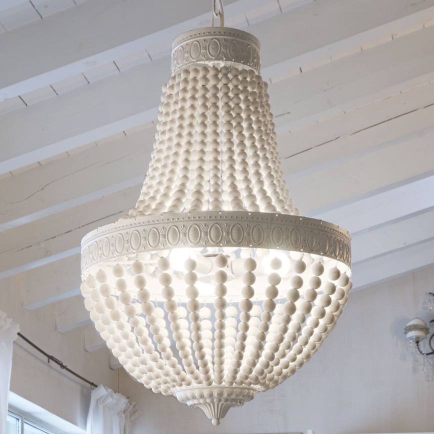 Ideal Lux - Luster na reťazi MONET 6xE14/40W/230V pr. 50 cm konope/biela