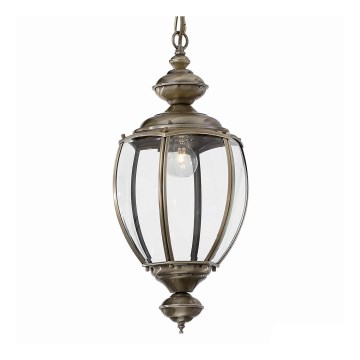 Ideal Lux - Luster na reťazi NORMA 1xE27/60W/230V pr. 25 cm bronzový