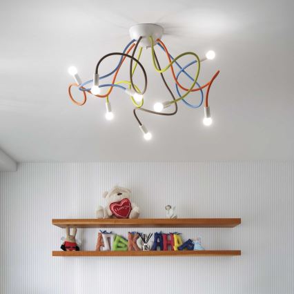 Ideal Lux - Luster na tyči MULTIFLEX 8xE14/28W/230V