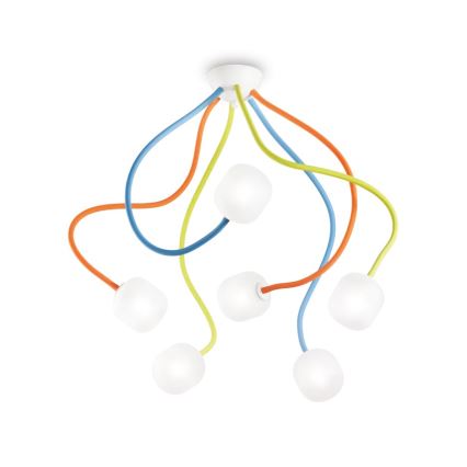 Ideal Lux - Náhradné tienidlo k lustru OCTOPUS G9 pr. 10 cm biele