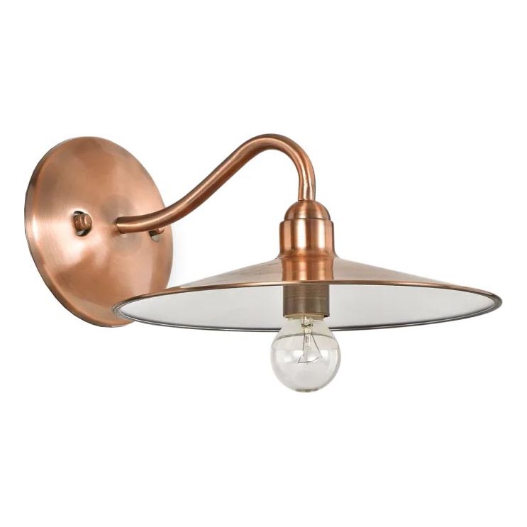 Ideal Lux - Nástenná lampa CANTINA 1xE14/40W/230V meď