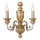 Ideal Lux - Nástenná lampa FIRENZE 2xE14/40W/230V zlatá
