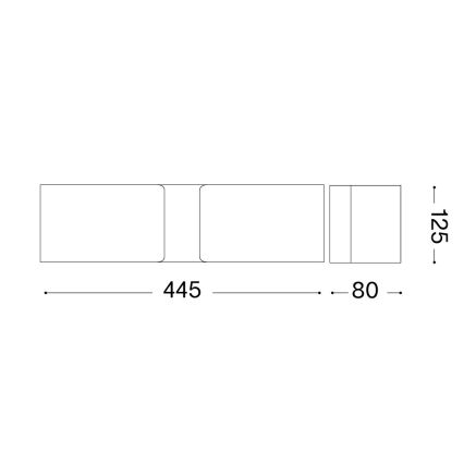 Ideal Lux - Nástenné svietidlo CLIP 2xE27/60W/230V lesklý chróm