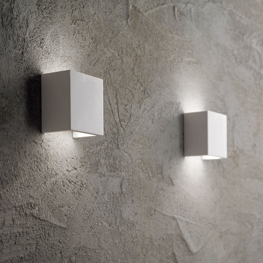 Ideal Lux - Nástenné svietidlo FLASH GESSO 1xG9/40W/230V biela
