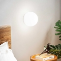 Ideal Lux - Nástenné svietidlo MAPA 1xE27/42W/230V pr. 30 cm biele