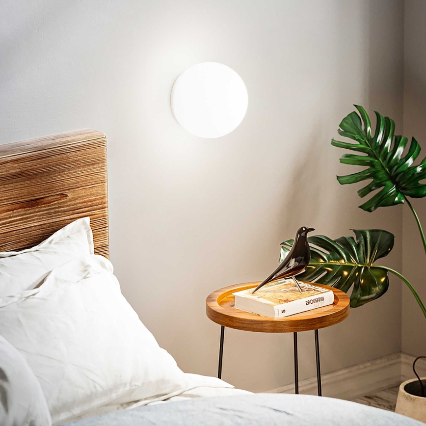 Ideal Lux - Nástenné svietidlo MAPA 1xE27/42W/230V pr. 30 cm biele