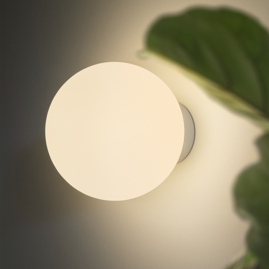 Ideal Lux - Nástenné svietidlo MAPA 1xE27/42W/230V Ø 20 cm biele