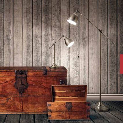 Ideal Lux - Nástenné svietidlo NEWTON 1xE27/42W/230V bronzové