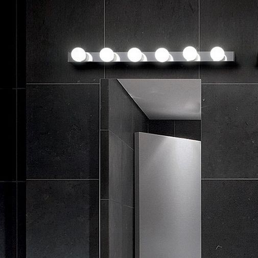 Ideal Lux - Nástenné svietidlo PRIVE 6xE14/40W/230V lesklý chróm