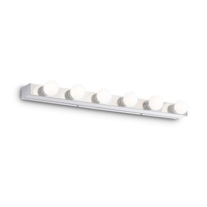Ideal Lux - Nástenné svietidlo PRIVE 6xE14/40W/230V lesklý chróm