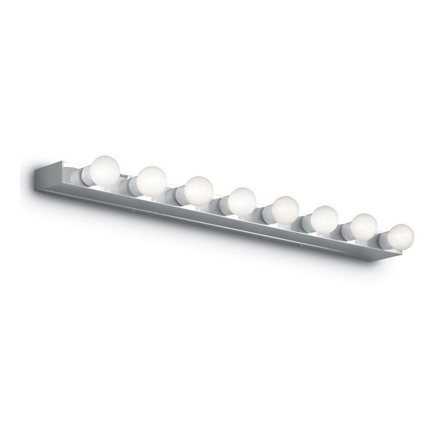 Ideal Lux - Nástenné svietidlo PRIVE 8xE14/40W/230V lesklý chróm